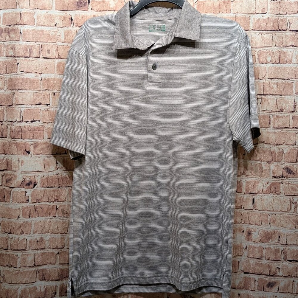 Ben Hogan Polo Gray/White Size Medium